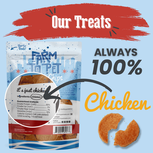 Farm To Pet Chicago Chicken Chips for Dogs