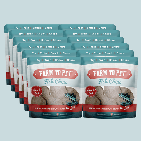 Farm To Pet Fish Chips Snack Pack Bundle