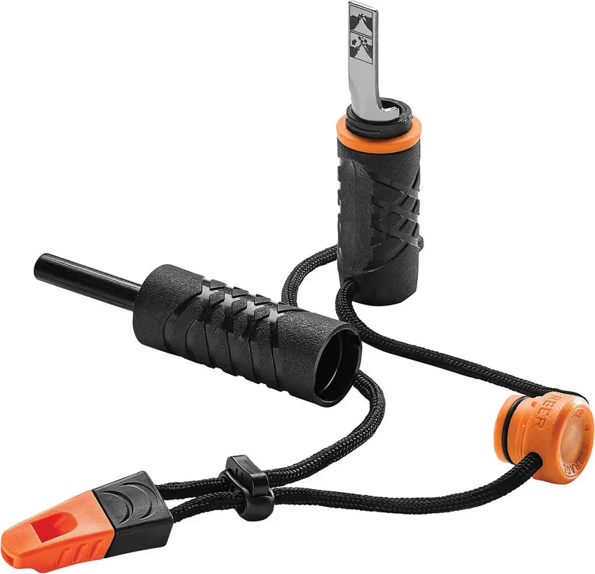 Gerber Firestarter outdoor tool with a durable handle and ferrocerium rod for camping and survival activities