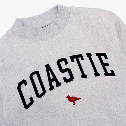 Coastie Embroidered Mockneck Sweatshirt
