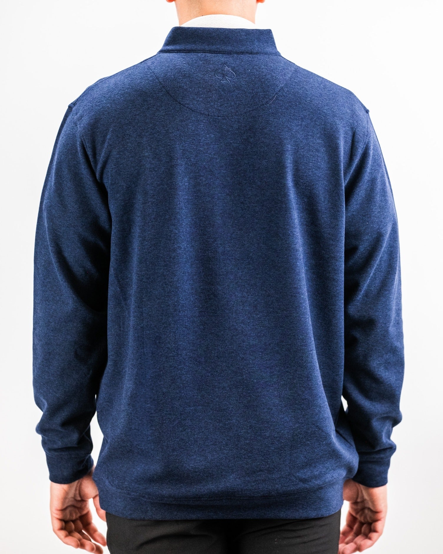 Men's Player Preferred™ Pullover in Heathered Navy, Pins and Aces men's outerwear with a comfortable, stylish pullover design.