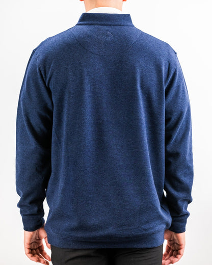 Men's Player Preferred™ Pullover in Heathered Navy, Pins and Aces men's outerwear with a comfortable, stylish pullover design.