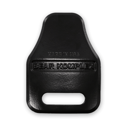 Pair of Bear KompleX weight vest plates, rectangular metal inserts for weight vest fitness training, shown on a white background.