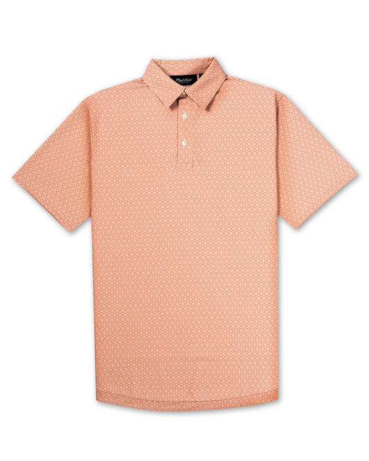 Men's Phoenix Whirl polo shirt by Pins and Aces, featuring a stylish design and comfortable fit in a vibrant color.