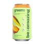 Be Amazing Daily Greens Drink in Peach Mango flavor, ready-to-drink beverage bottle with vibrant label design.