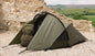 Snugpak Scorpion Tent set up outdoors, showing its lightweight, durable fabric and spacious interior for camping adventures.