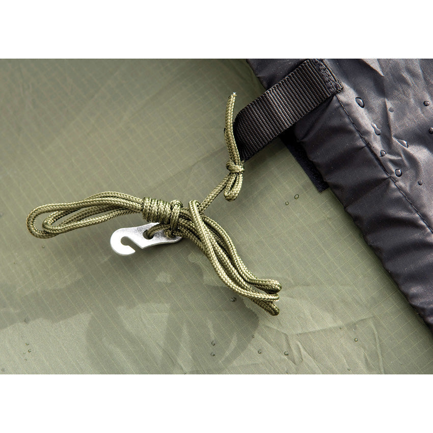 Snugpak Scorpion Tent by Americana Pipedream Apparel set up outdoors showing its waterproof fabric and spacious interior design.