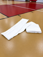 Grip Spritz GlidePro court mop replacement sleeve towels, soft and absorbent for effective cleaning of sports courts.