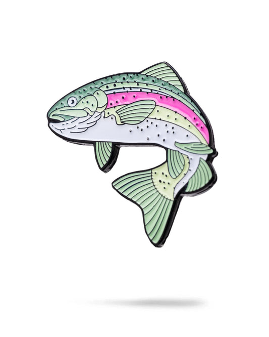Pins and Aces Trout Ball Marker accessory featuring a detailed trout design for golf ball marking.