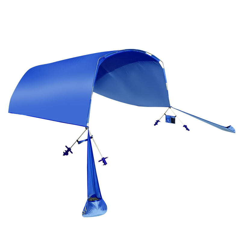 Wind-powered beach tent by GemGear, portable sun shelter canopy designed for picnics and beach shade.