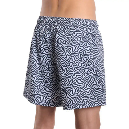 Men’s Premium Compression-Lined Hybrid Shorts – Deco Maze - Surf and Storm