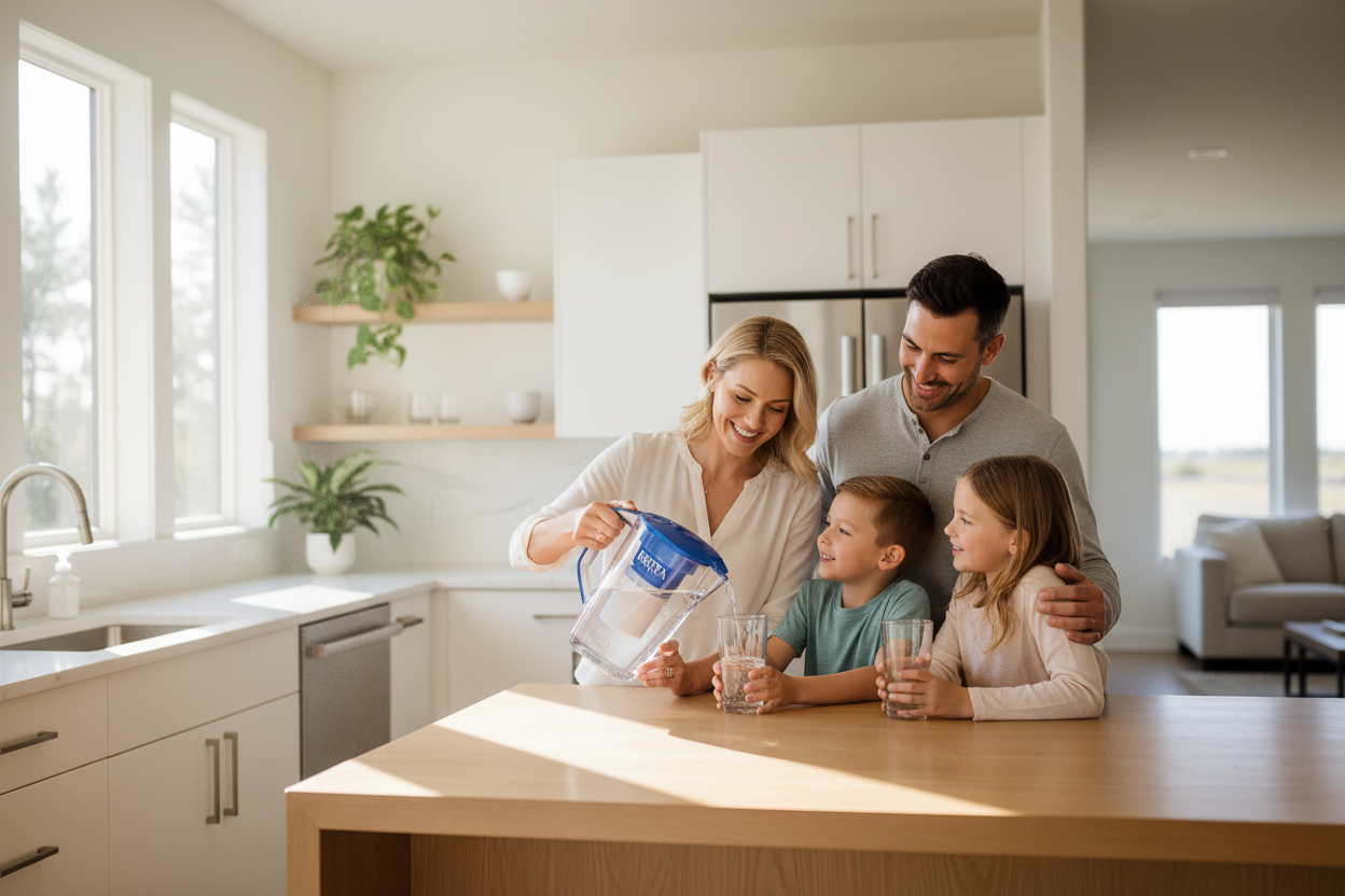 Family with Brita Pitcher Hero Image
