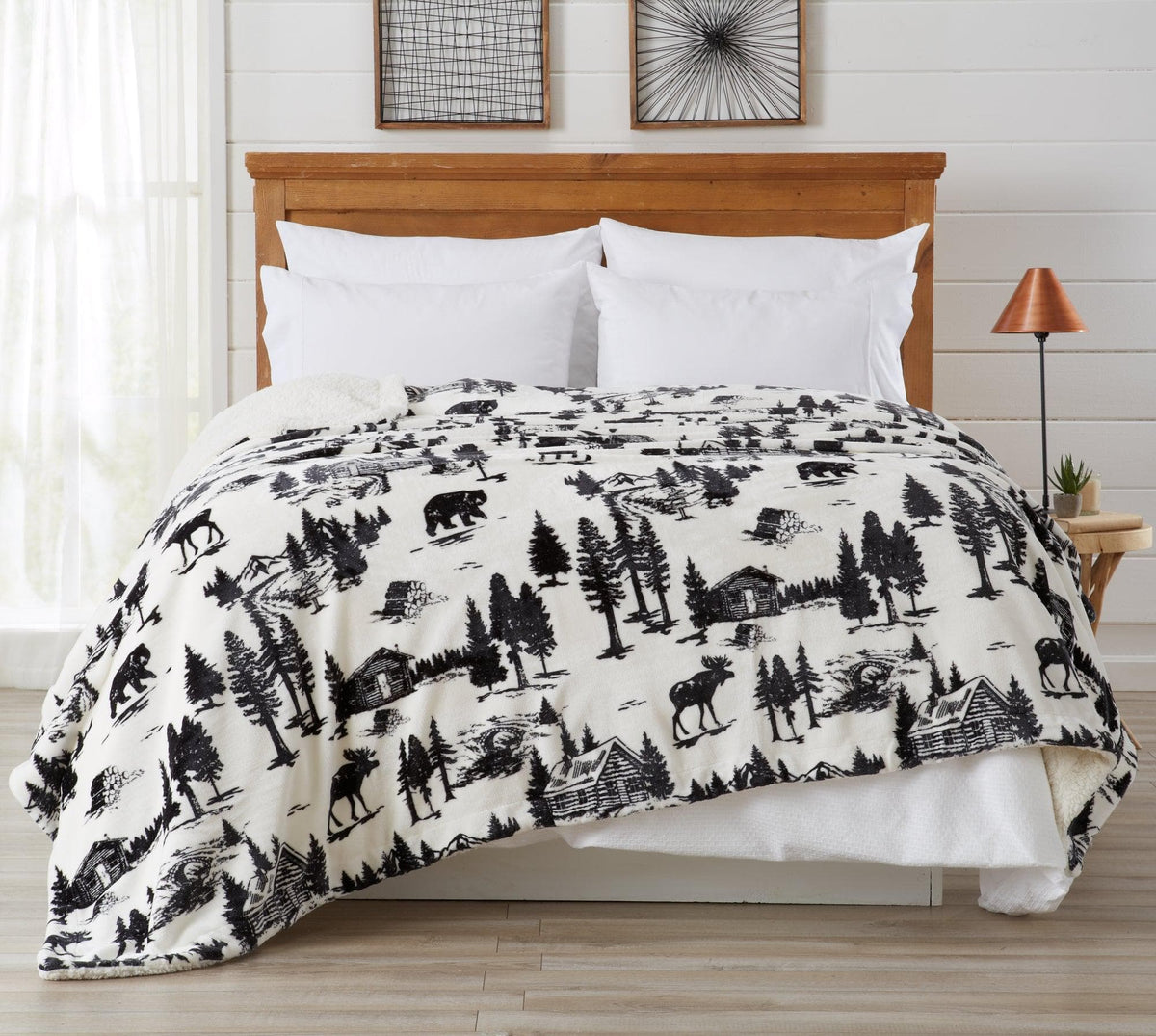 Velvet Plush Sherpa Blanket – Cielo Collection