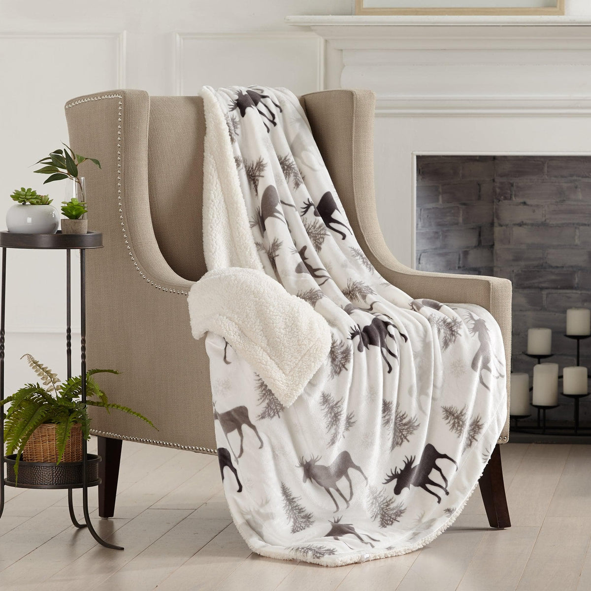 Velvet Plush Sherpa Blanket – Cielo Collection