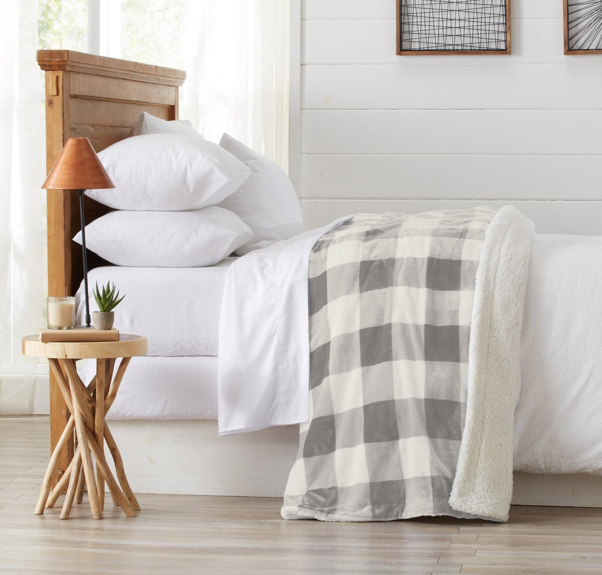 Velvet Plush Sherpa Blanket – Cielo Collection