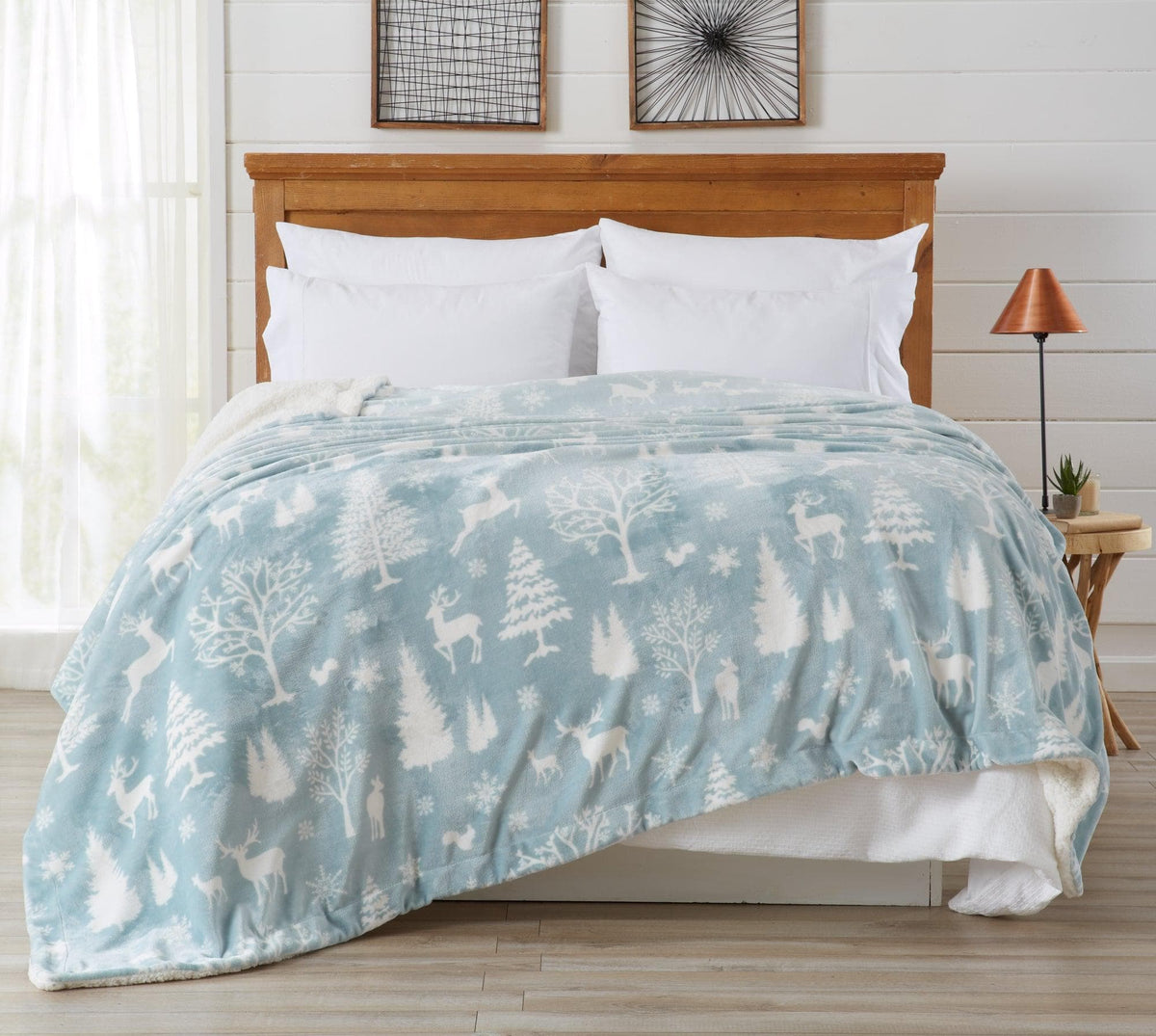 Velvet Plush Sherpa Blanket – Cielo Collection