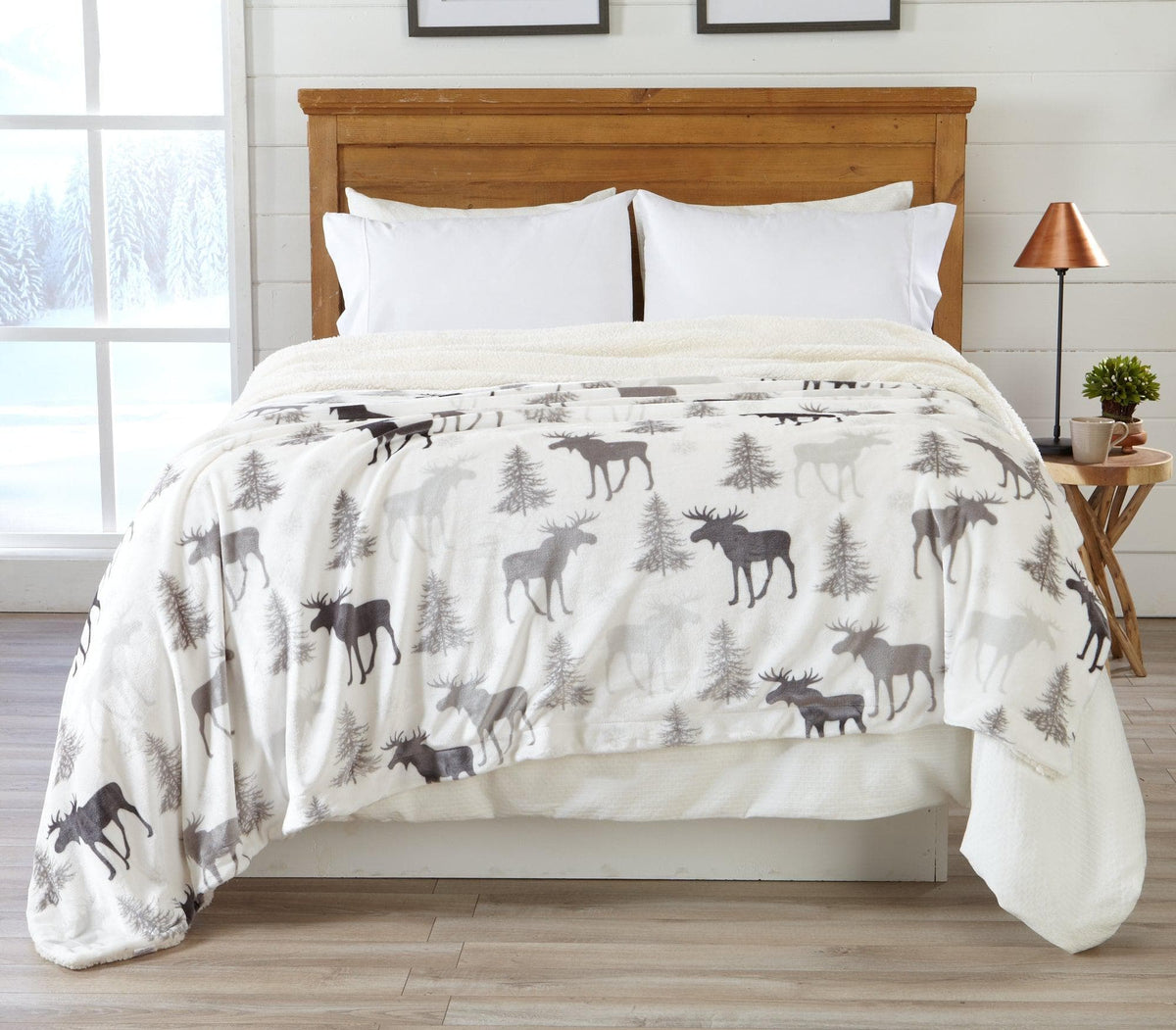 Velvet Plush Sherpa Blanket – Cielo Collection