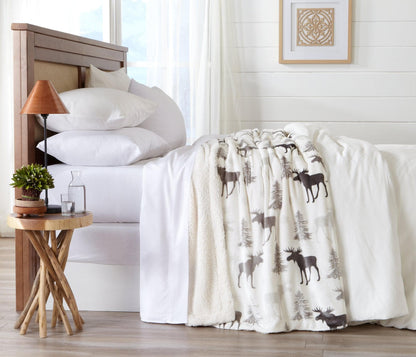 Velvet Plush Sherpa Blanket – Cielo Collection