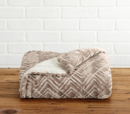 Velvet Plush Sherpa Blanket – Cielo Collection