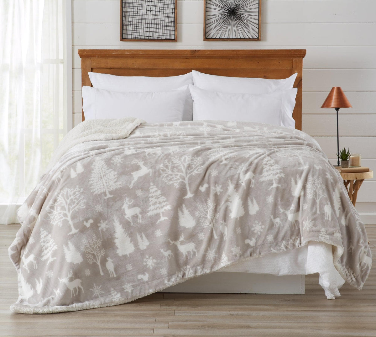 Velvet Plush Sherpa Blanket – Cielo Collection