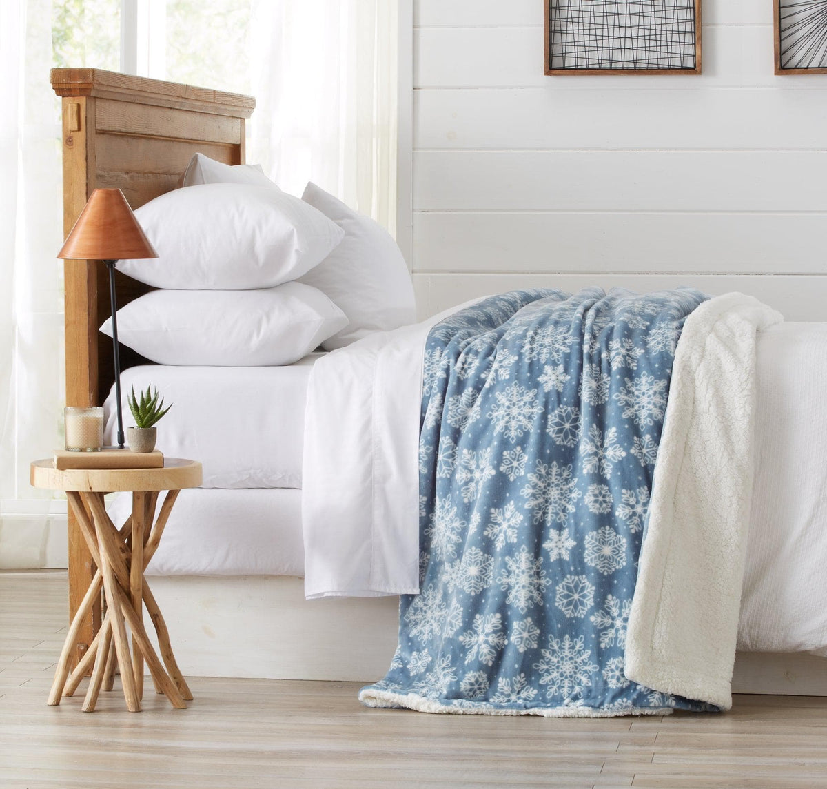 Velvet Plush Sherpa Blanket – Cielo Collection