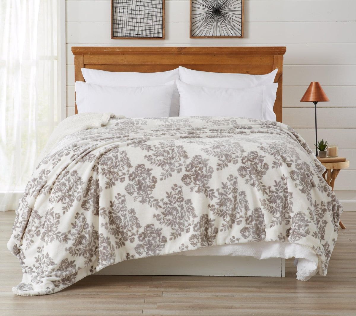 Velvet Plush Sherpa Blanket – Cielo Collection