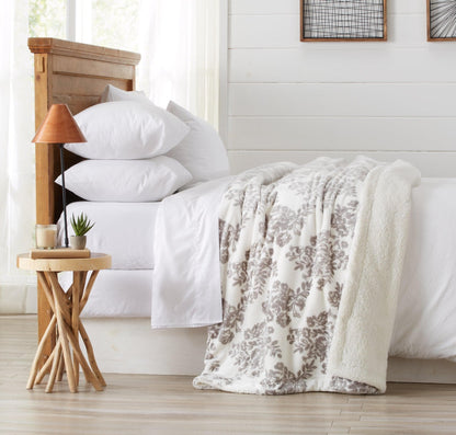 Velvet Plush Sherpa Blanket – Cielo Collection