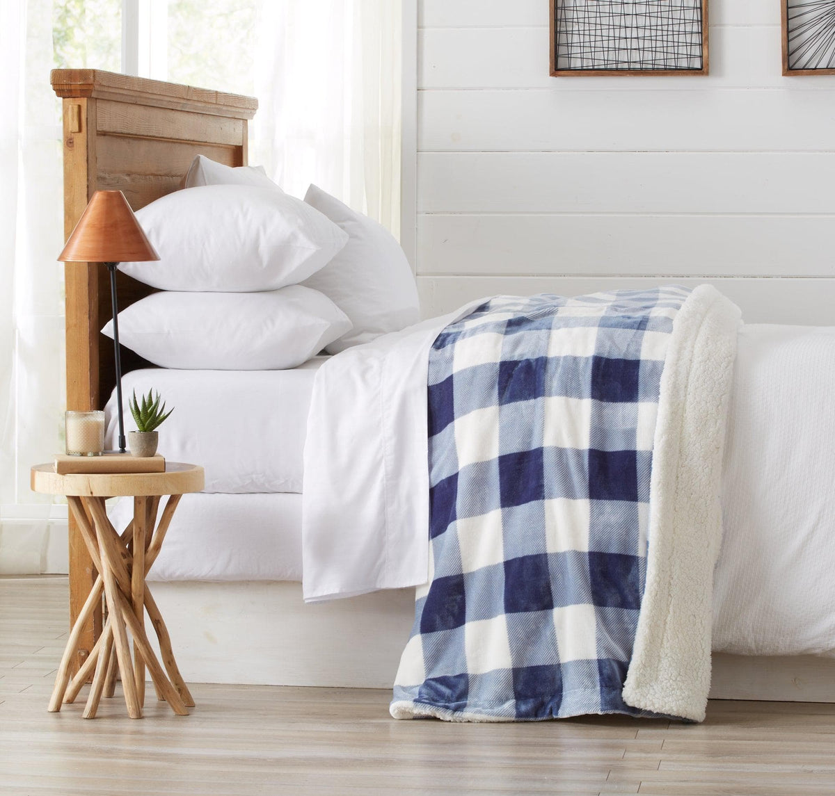 Velvet Plush Sherpa Blanket – Cielo Collection