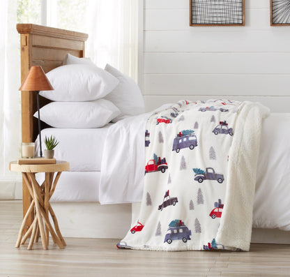 Velvet Plush Sherpa Blanket – Cielo Collection