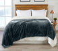 Velvet Plush Sherpa Blanket – Cielo Collection