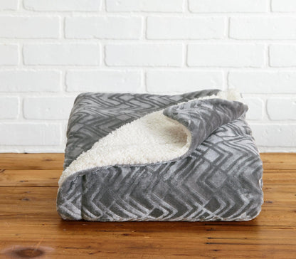 Velvet Plush Sherpa Blanket – Cielo Collection