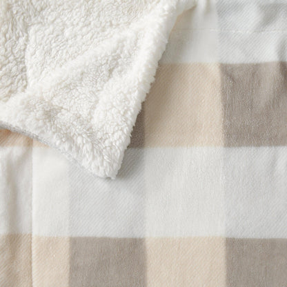 Velvet Plush Sherpa Blanket – Kinsley Collection