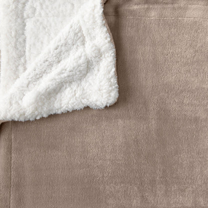 Velvet Plush Sherpa Blanket – Kinsley Collection