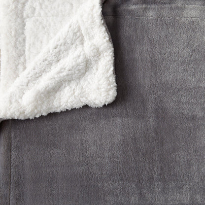 Velvet Plush Sherpa Blanket – Kinsley Collection