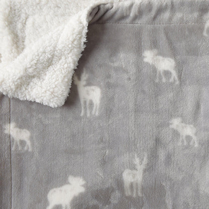 Velvet Plush Sherpa Blanket – Kinsley Collection
