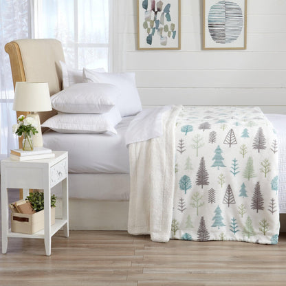 Velvet Plush Sherpa Blanket – Kinsley Collection
