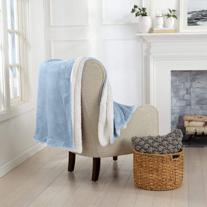 Velvet Plush Sherpa Blanket – Kinsley Collection