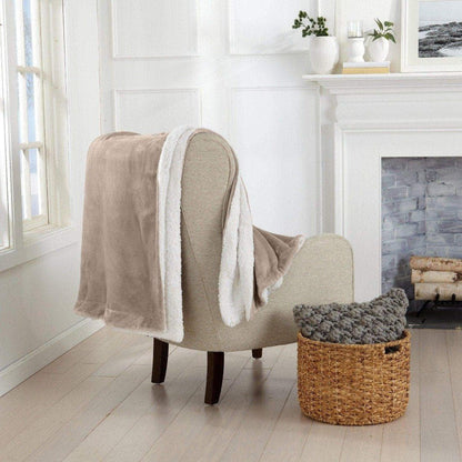 Velvet Plush Sherpa Blanket – Kinsley Collection
