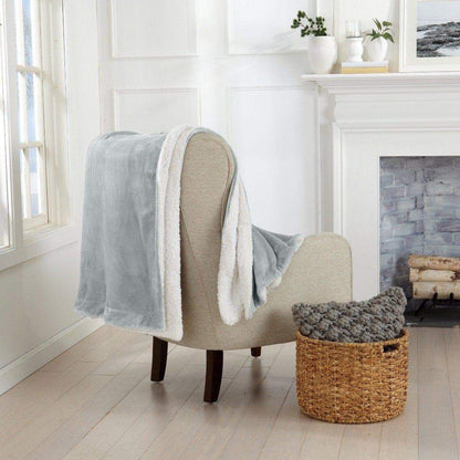 Velvet Plush Sherpa Blanket – Kinsley Collection