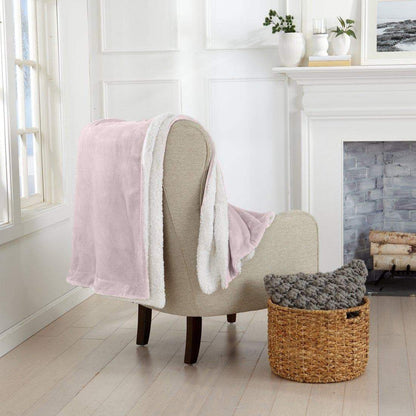 Velvet Plush Sherpa Blanket – Kinsley Collection