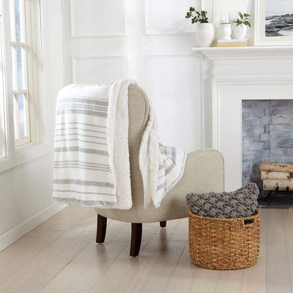 Velvet Plush Sherpa Blanket – Kinsley Collection