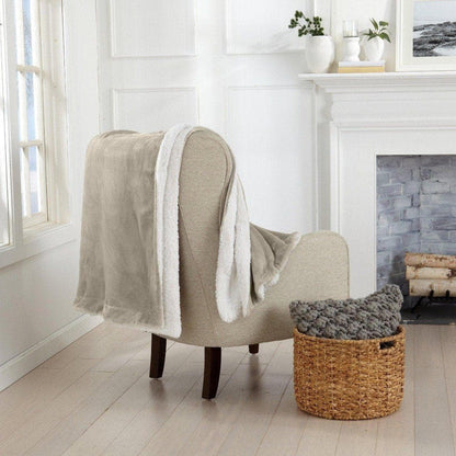 Velvet Plush Sherpa Blanket – Kinsley Collection