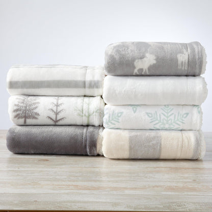 Velvet Plush Sherpa Blanket – Kinsley Collection