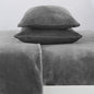 Solid Plush Sheet - Velvet Luxe Collection