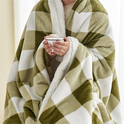 Velvet Plush Sherpa Blanket – Kinsley Collection