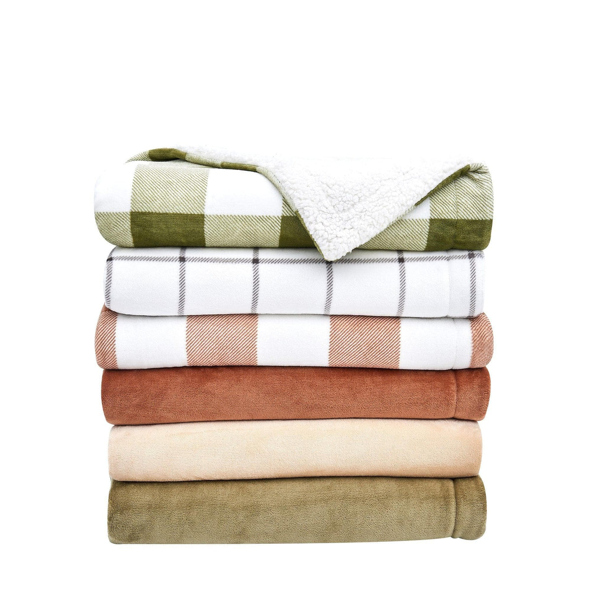 Velvet Plush Sherpa Blanket – Kinsley Collection