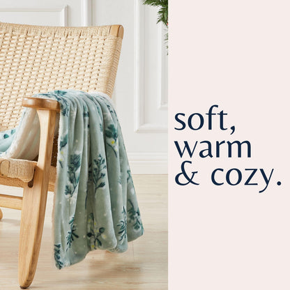 Velvet Plush Sherpa Blanket – Kinsley Collection