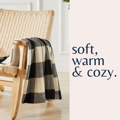 Velvet Plush Sherpa Blanket – Kinsley Collection