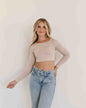 Crew Neck Long Sleeve Halftee