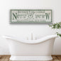 Personalized Coordinates Canvas Ski Lodge Sign - Family Name Cabin Decor